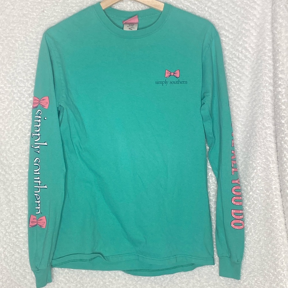 Simply southern turquoise unicorn seahorse shirt